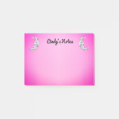 ホットピカラフルンクのファンタジーのモーンスかわいらし顔 ポストイット (正面)