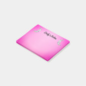 ホットピカラフルンクのファンタジーのモーンスかわいらし顔 ポストイット (アングル)