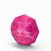 ホットピガーリーンクグリッタースパークルグラムモノグラム名 フォトブロック (右)