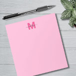 ホットピガーリーンク書名モノグラム ノートパッド<br><div class="desc">Pink すごい Monogramのメモ帳。この可愛らしいデザインは、明るく幸せなピンク色の背景にホットピンクのイニシャルの文字を頂上中央にはっきりした持つ究極の女の子らしい女の子のために作られている。その下に黒エレガント字の書名が付いた完璧なtouch。明るくレイアウトよくはしゃぐは、ピンクを愛する文房具コレクションに欠かせない。メモのメモを書き留めたり、To-Doリストを作成したり離れ、甘いメモを作成したりするのに最適なメモスタイリッシュ帳で、機能と同じ。机を明るくしたい大学生や、思慮深く驚きの気持ちでソロリティの姉に贈りたい大学生にとっては素晴らしい選択パーソナライズされただ。学校、仕事、または単に組織された滞在のためかどうか、このメモ帳は、おもしろい、シックと魅力の完璧な組み合わせガーリーである。</div>