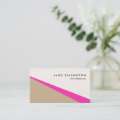 ホットピクールッモダンク抽象芸術幾何学模様 名刺 (スタンド正面)