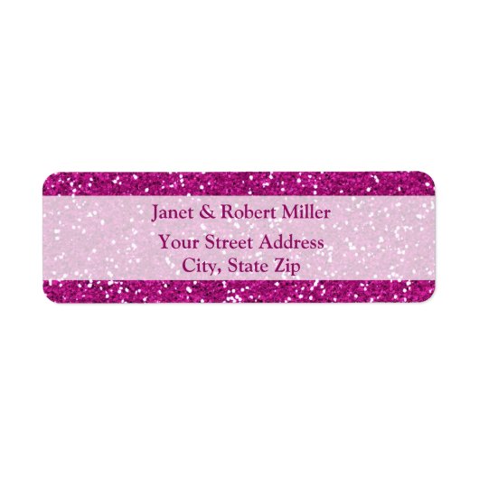 ホットピスタイリッシュンクグリッター ラベル (正面)