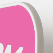 ホットピストライプのッ最高のクのママ ピックルボールラケット (左詳細)