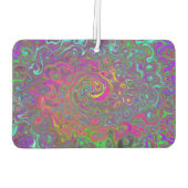 ホットピトリップ（幻覚体験）のようなンク抽象芸術レトロ液スワール カーエアーフレッシュナー (裏面)