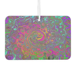 ホットピトリップ（幻覚体験）のようなンク抽象芸術レトロ液スワール カーエアーフレッシュナー