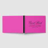 ホットピパーソナライズされたック結婚スのサインインブック ゲストブック (全面)