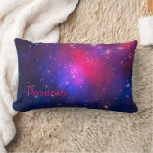 ホットピパーソナライズされたンクとブルーパンドラのクラスタ ランバークッション (ブランケット)