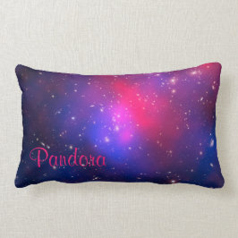 ホットピパーソナライズされたンクとブルーパンドラのクラスタ ランバークッション
