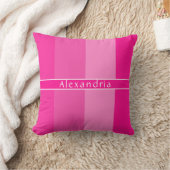 ホットピパーソナライズされたンクストライプ クッション (ブランケット)