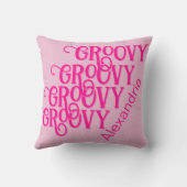 ホットピパーソナライズされたンクタイポグラフィ クッション (裏面)