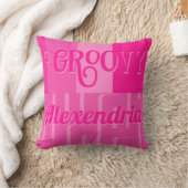 ホットピパーソナライズされたンクレトロパターン装飾用クッション クッション (ブランケット)