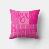 ホットピパーソナライズされたンクレトロパターン装飾用クッション クッション (裏面)