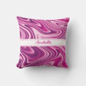 ホットピパーソナライズされたンク液体大理石 クッション (正面)