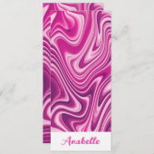 ホットピパーソナライズされたンク液大理石ブックマーク (正面/裏面)