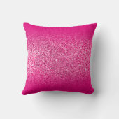 ホットピフェイクンクグリッターグラデーションモノグラムの クッション (裏面)