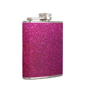 ホットピフェイクンクグリッター背景輝 フラスク (右)