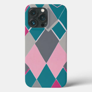 ホットピフェミニンンクの対称線 iPhone 13 PROケース