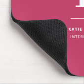 ホットピミニマルンク型モダンモノグラム マウスパッド (コーナー)