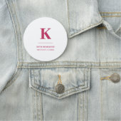 ホットピミニマルンク型モダンモノグラム 名札 (インサイチュ)