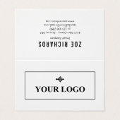 ホットピミニマルンクYourロゴLash Artist After Care B 名刺 (外部フラット)