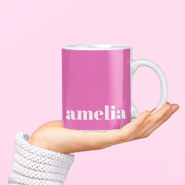 ホットピモダンックモノグラム コーヒーマグカップ