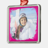 ホットピモダンッグランジク縁ど写真 メタルオーナメント (左)