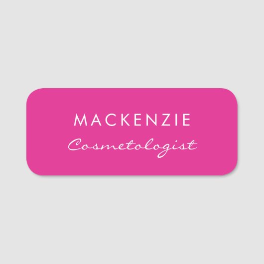 ホットピモダンッミニマルクプロフェッショナル社員 名札 (正面)