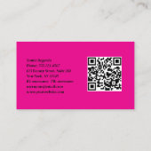 ホットピモダンンクサロン名刺 名刺 (裏面)