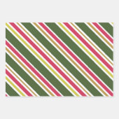 ホットピモダンンクライムグリーンクリスマスホリデー ラッピングペーパーシート (正面)