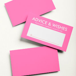 ホットピモダンンク大学院生卒業パーティー アドバイスカード