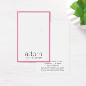 ホットピモダンンク縁どイヤリングディスプレイカード (デスク)