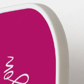 ホットピモノグラムのックボールパドル ピックルボールラケット (左詳細)