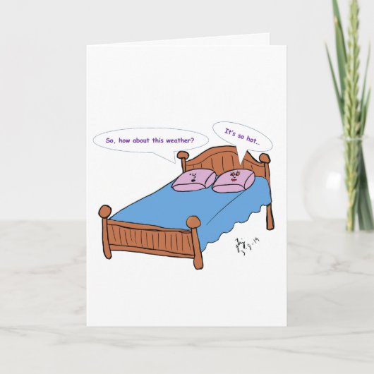 ホットピロートークグリーティングカード サンキューカード (正面)