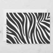 ホットピンクいけなまたはナイスランジェリーブライダルシャワー 招待状 (裏面)