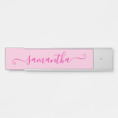 ホットピンクかわいいサイン サインプレート (正面)