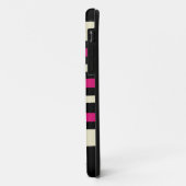 ホットピンクかわいいモダントレンディー柄 Case-Mate iPhoneケース (裏面/左)