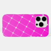 ホットピンクかわいらしマゼンタの幾何学的パターン Case-Mate iPhoneケース (裏面 (横))