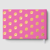 ホットピンクさよならキスフォイルゲストブック ゲストブック (裏面)