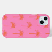 ホットピンクとオレンジパームツリーフォンケース Case-Mate iPhoneケース (裏面 (横))