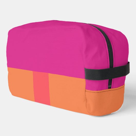 ホットピンクとオレンジ色のブロック ドップキット (左コーナー)