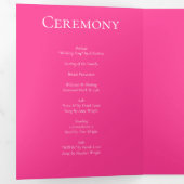 ホットピンクとブラックスワールゴシック結婚ズ 三つ折りプログラム (内部最初)