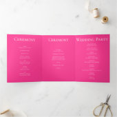 ホットピンクとブラックスワールゴシック結婚ズ 三つ折りプログラム (内部)