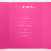 ホットピンクとブラックスワールゴシック結婚ズ 三つ折りプログラム (内部中)