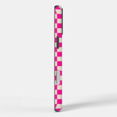 ホットピンクとベージュの市松模様 Case-Mate iPhoneケース (裏面 / 右)