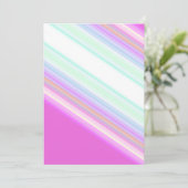 ホットピンクとホワイトストリップ シーズンカード (スタンド正面)