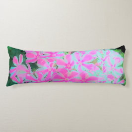 ホットピンクとホワイトペパーミントツイストガーデンフロックス ボディピロー