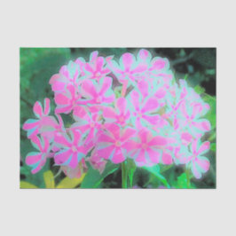 ホットピンクとホワイトペパーミントツイストフラワー 薄葉紙