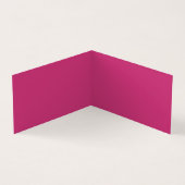 ホットピンクとホワイトミニマ縁どリスト 名刺 (内部)