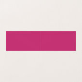 ホットピンクとホワイトミニマ縁どリスト 名刺 (内部フラット)