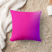 ホットピンクと紫 クッション (ブランケット)